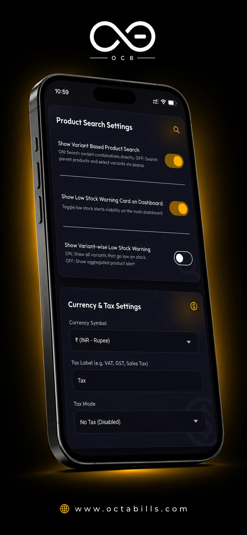 GST Invoice Settings